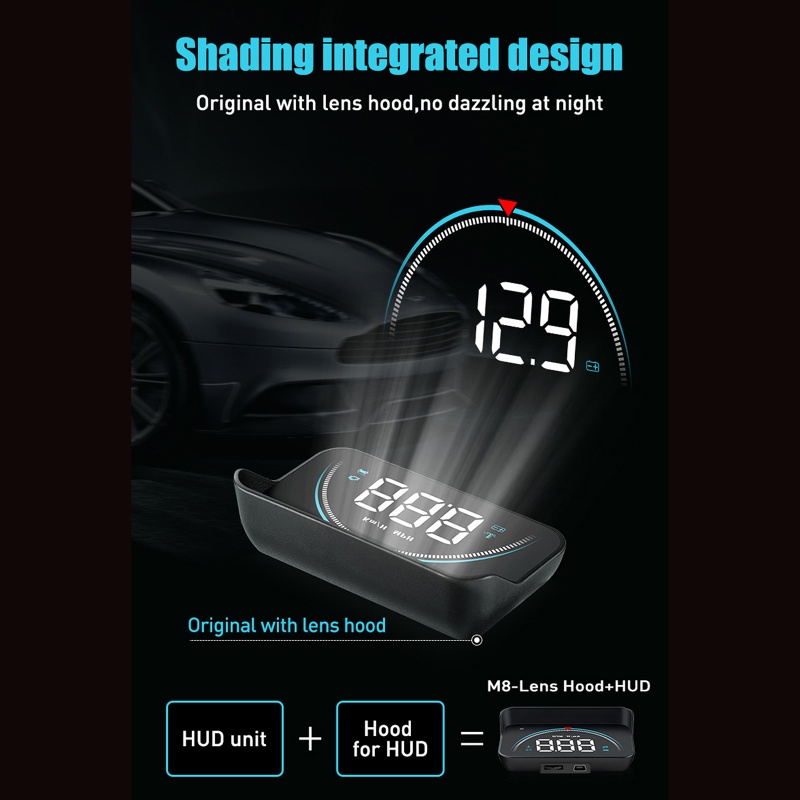 Máy ChiếU CảNh BáO TốC Độ Tự ĐộNg 3.5inch HUD