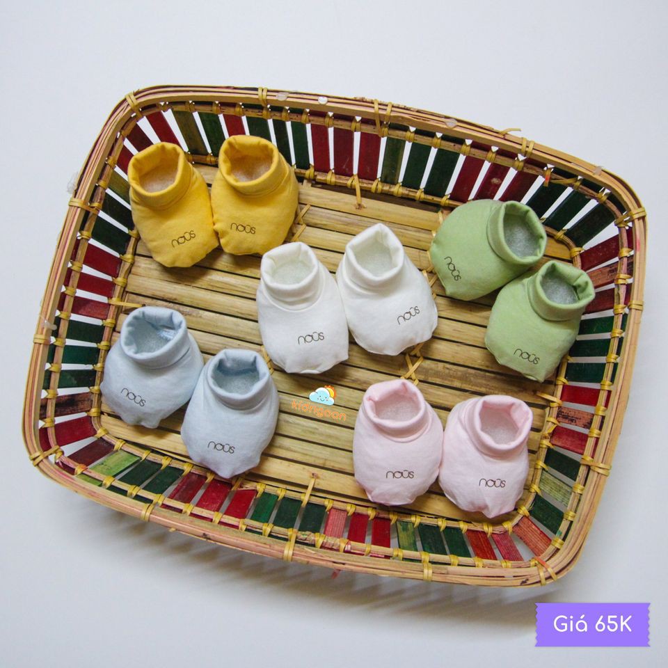 Bao chân Nous sơ sinh, em bé cho mùa hè đủ màu mềm mại thoáng mấcm