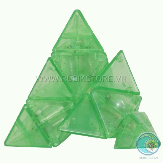 [FREESHIP] Đồ chơi Rubik Dayan Pyraminx V2 Trans.Green trong suốt - Rubik Ocean [SHOP YÊU THÍCH]