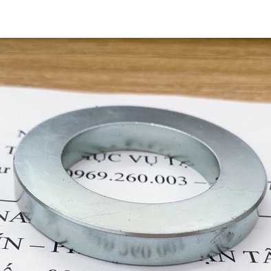 Nam châm trắng siêu mạnh dùng để làm lô từ GAOMS, loa, máy phát điện kích thước 70x10 lỗ 45mm