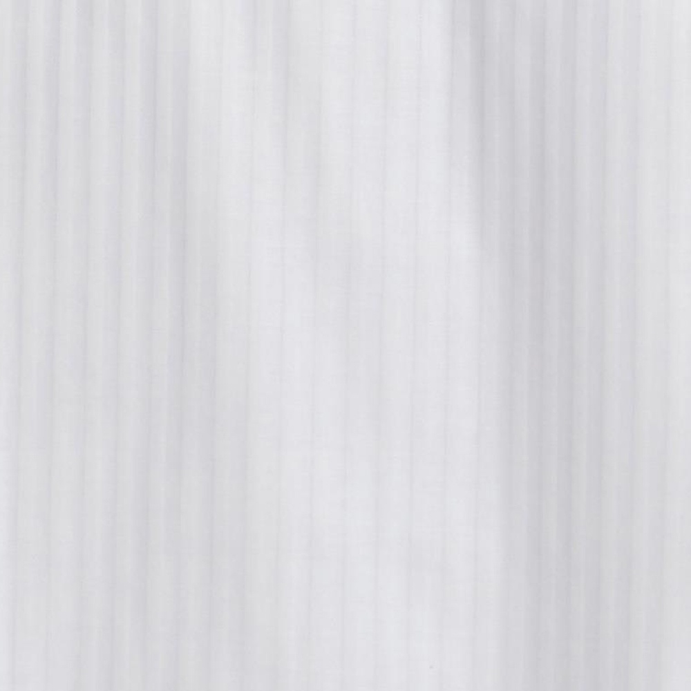 Ninomaxx Áo Sơ Mi Nam dài tay cổ bẻ %100 cotton trắng kẻ sọc 1905218