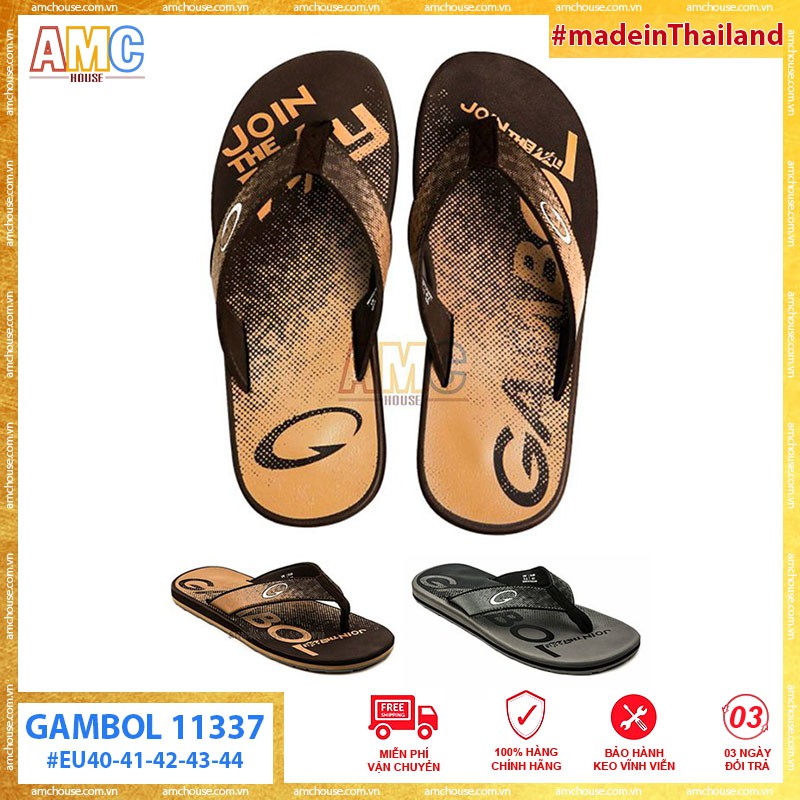 Dép kẹp nam Thái Lan GAMBOL GM11337
