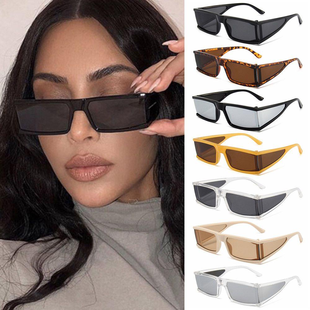 Kính Mát Nhỏ Chống Tia UV400 Phong Cách Punk Cho Nữ