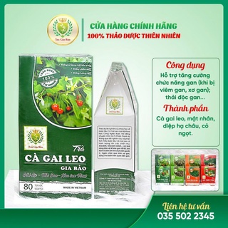 TRÀ CÀ GAI LEO GIA BẢO ( hộp 80 túi lọc)