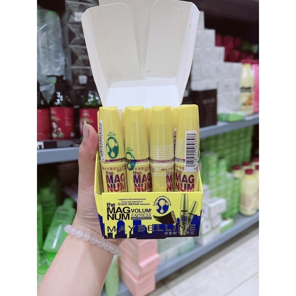 Chút mi may maybelineee Màu vàng làm cong dầy dài mi