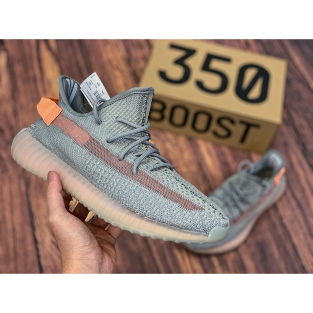 Giày nam Yeeze True Form 350 Boost cao cấp bền êm thoáng (xám)