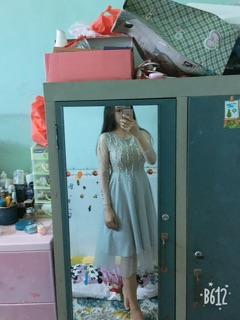 Đầm công chúa, đầm xoè đính ngọc