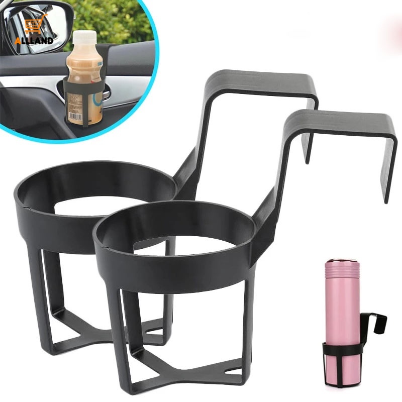 Giá Đỡ Cốc Nước Gắn Cửa Sổ Xe Hơi Màu Đen Tiện Dụng
