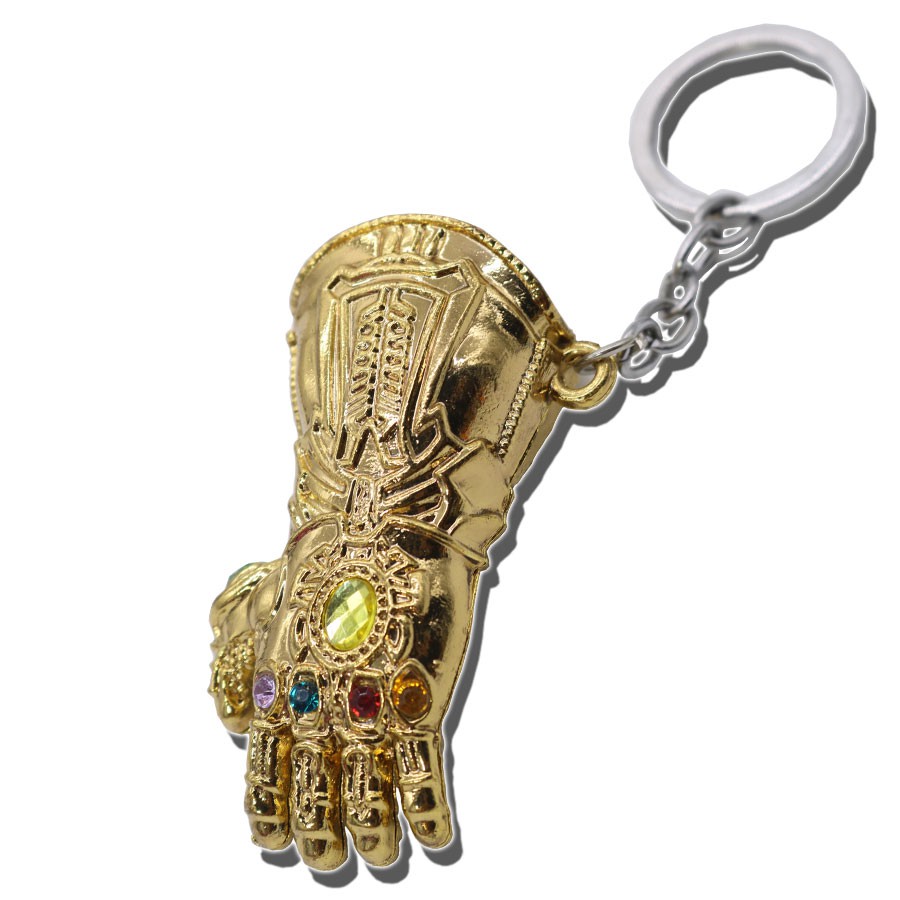 Móc khóa găng tay vô cực Thanos inox không rỉ siêu phẩm Avengers Marvel cho ô tô xe hơi TOO-STORE