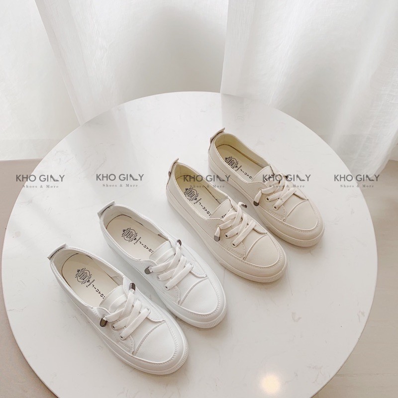 [Mã FAGREEN245 giảm 10% tối đa 30k đơn từ 99k] Giày Thể thao ngắn dây nút G059 | BigBuy360 - bigbuy360.vn