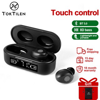 Bộ Tai Nghe Nhét Tai Không Dây Bluetooth 5.0 Chống Nước F9 F9-6 Tws Ipx7