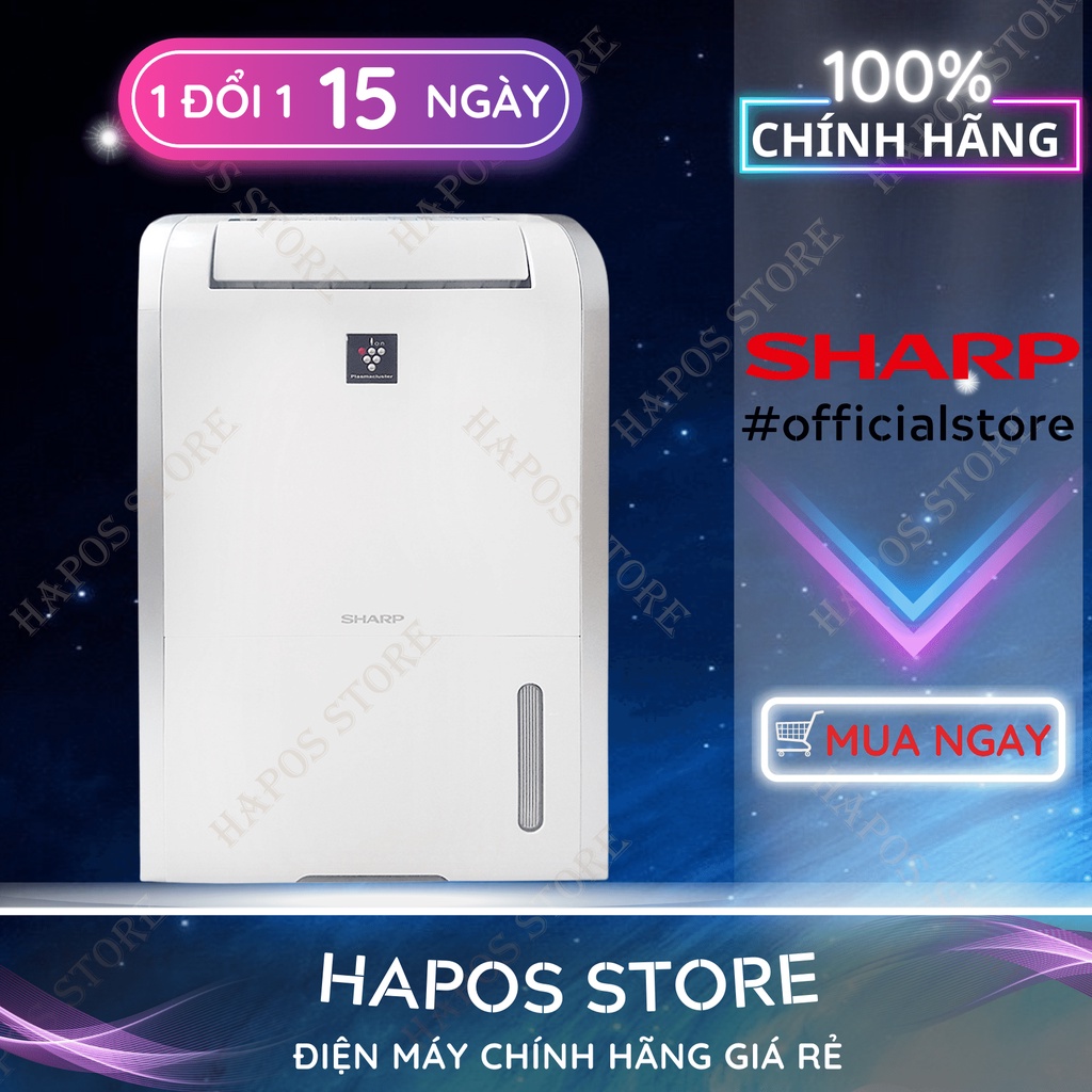 Máy lọc không khí hút ẩm Sharp DW-D20A-W (50m2) - HAPOS