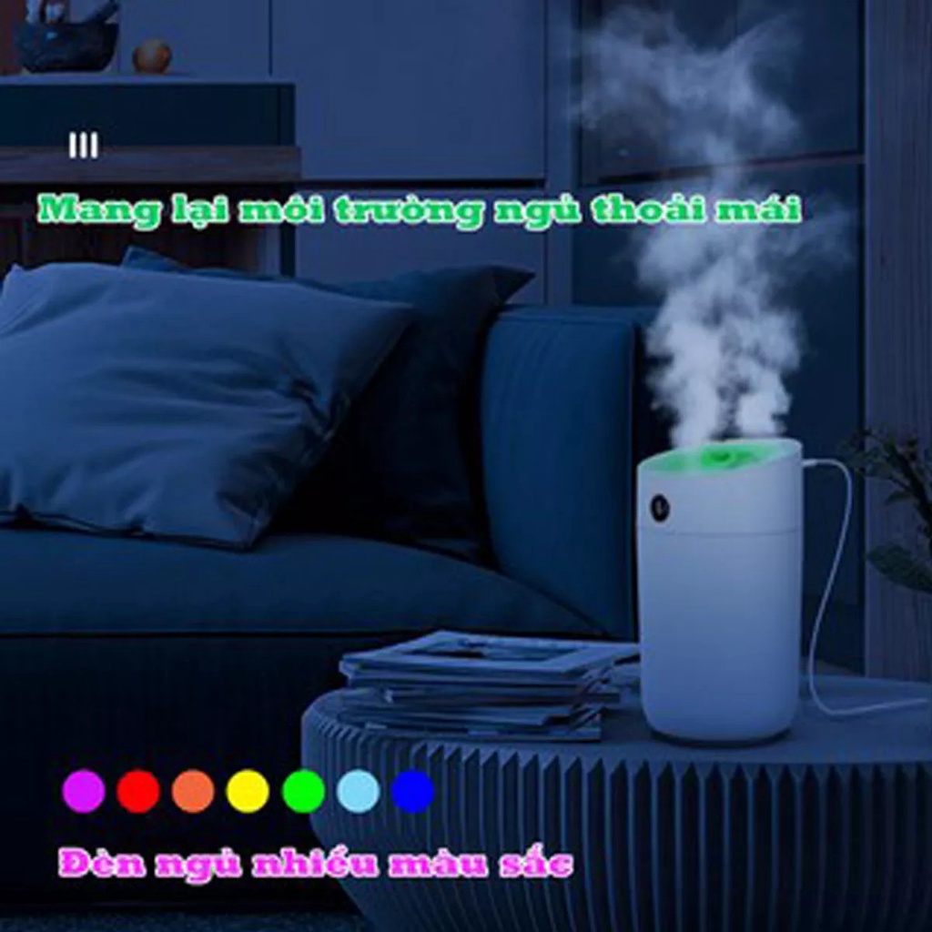 Máy phun sương tạo độ ẩm không khí bảo vệ sức khỏe cho gia đình