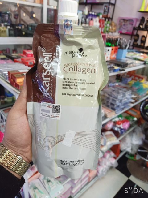 Dầu Hấp Ủ Tóc Siêu Mượt Collagen