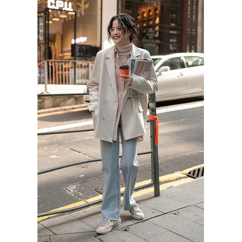 Ảnh thật 4 hình cuối-2W56.Áo blazer thời trang xuân thu Hàn Quốc