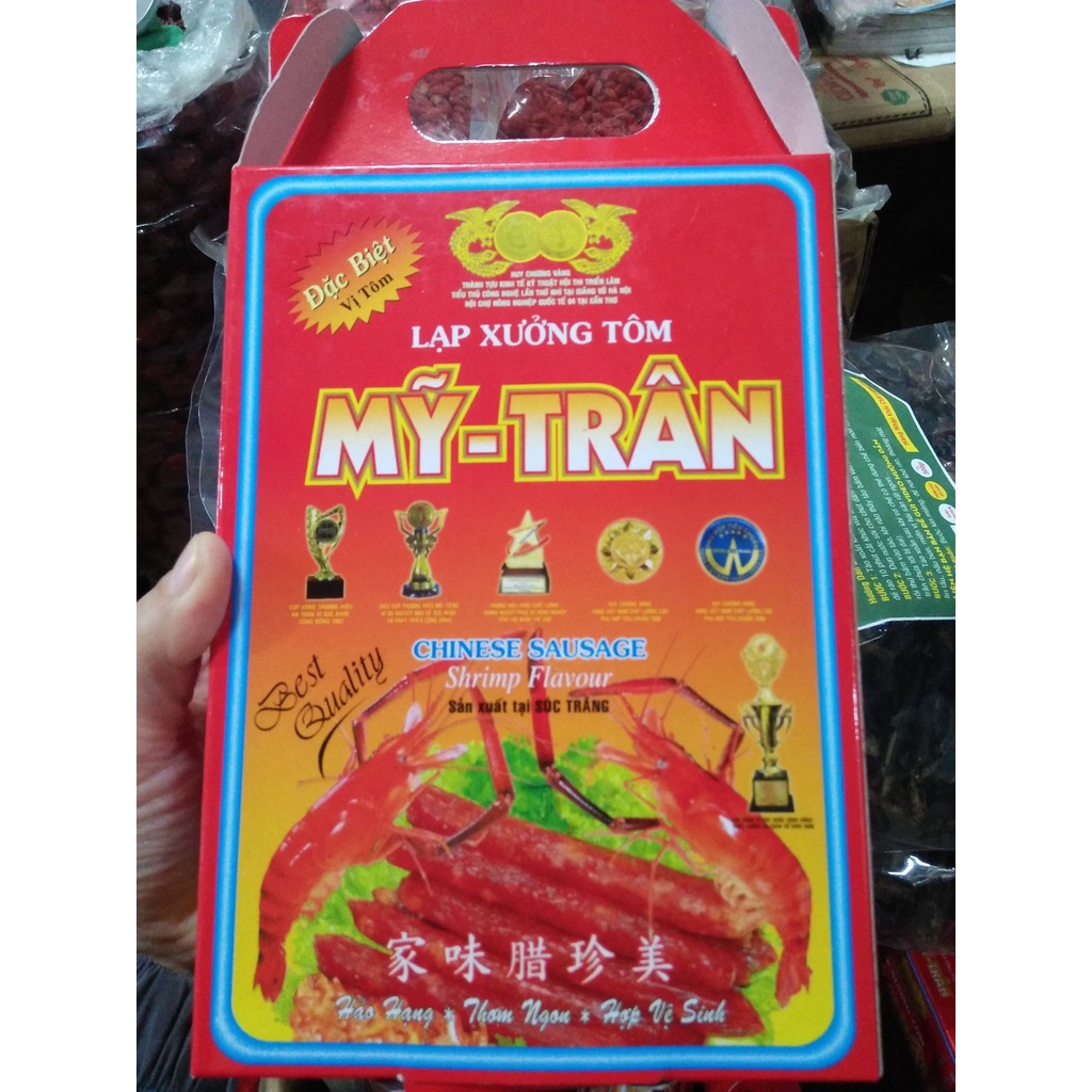 COMBO 2 HỘP LẠP XƯỞNG TÔM HIỆU MAI QUẾ LỘ - hộp 500gr