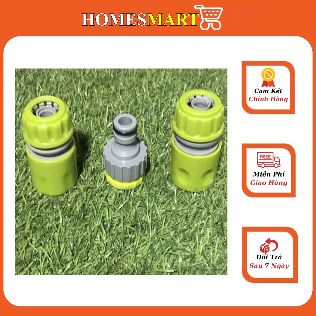 Bộ 3 Khớp nối nhanh - Đầu nối nhanh - Nối nhanh dây cấp nước đầu vào máy rửa xe áp lực cao-phụ kiện máy rửa xe