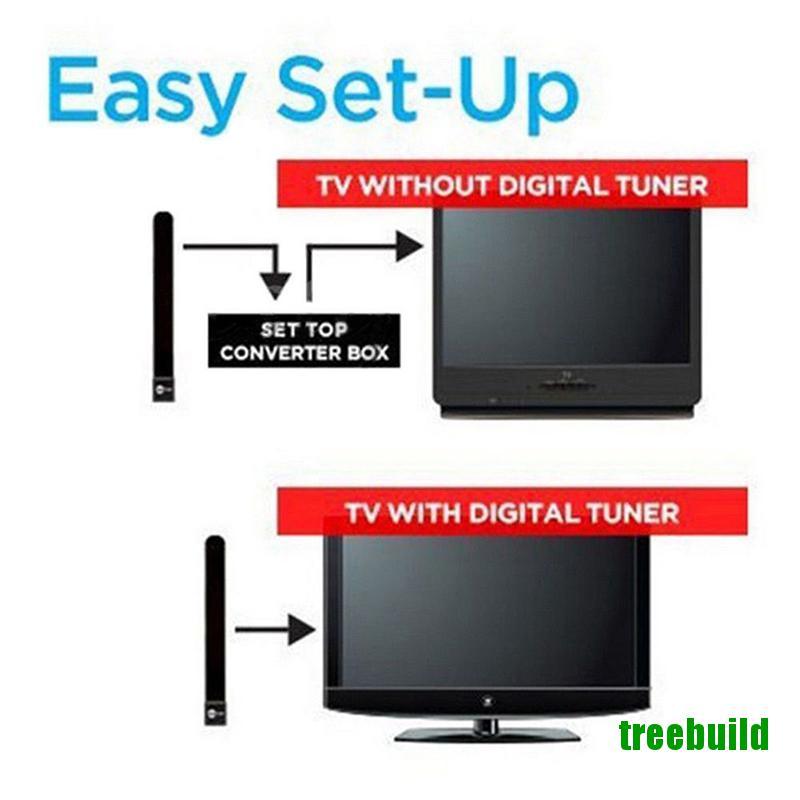 treebuild☆ Clear Tv Key Hdtv Free Tv Digital Indoor Antenna Ditch Cable As Seen On Tv Us Eu 1080P | BigBuy360 - bigbuy360.vn