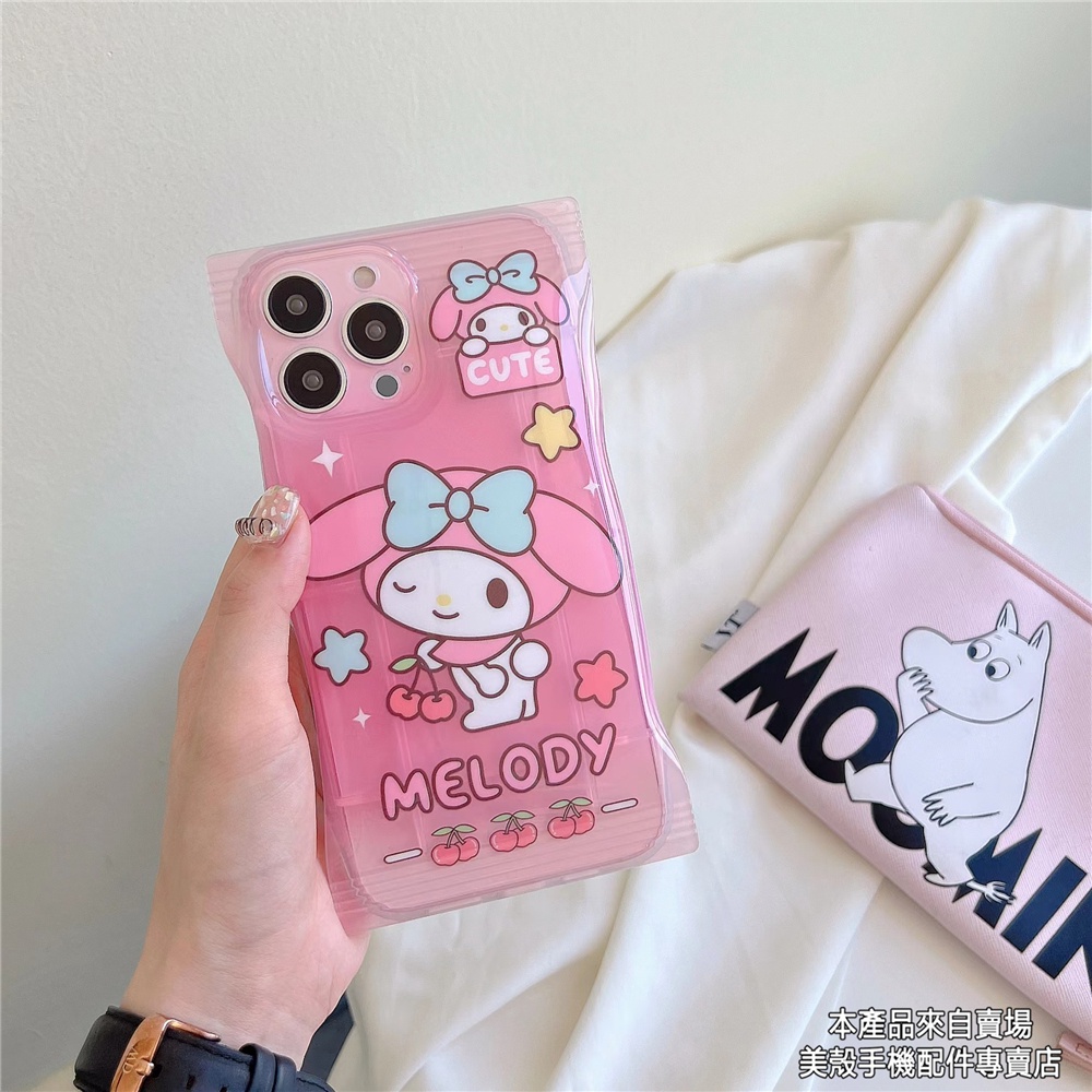 Ốp Điện Thoại Họa Tiết Kuromi Sanrio Melody Dễ Thương Dành Cho Iphone 12 11 pro max xs xr