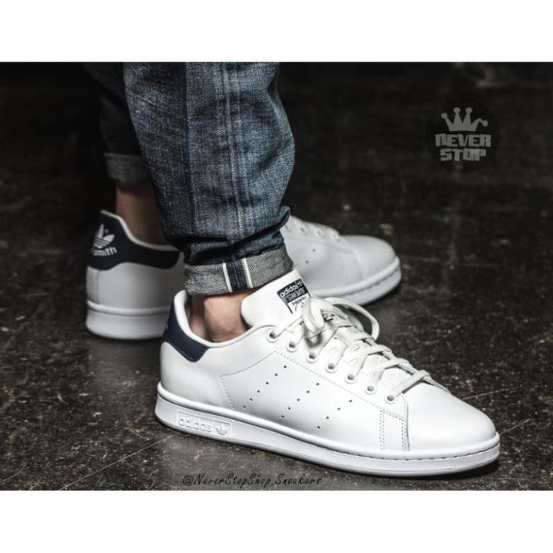 Giày ADIDAS STAN SMITH TRẮNG ĐEN cổ thấp thể thao nam nữ, hàng cao cấp chuẩn đẹp giá tốt | NeverStopShop.com -B31