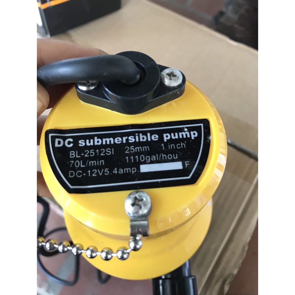 Máy bơm chìm mini 12V-65W- máy bơm nước - Máy bơm chìm mini 12V- 65W