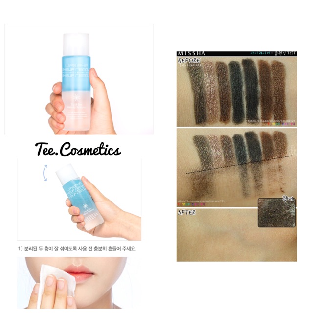 Tẩy trang Mắt Môi Missha The Style Lip & Eye Makeup Remover