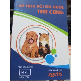 Sổ tiêm khám , theo dõi sức khoẻ cho chó mèo