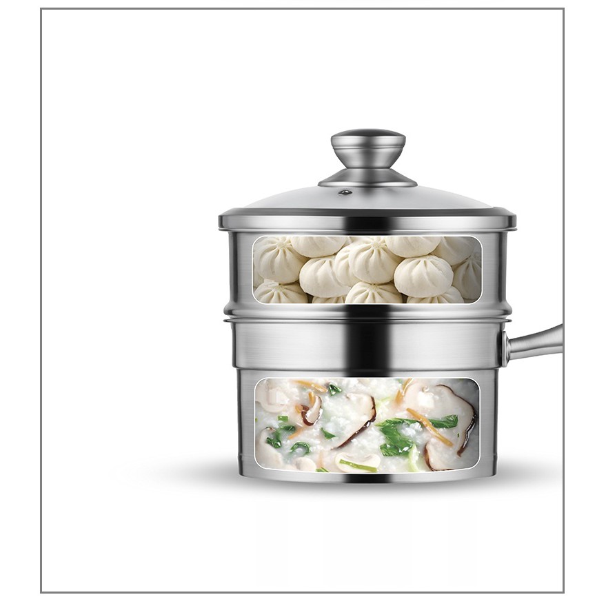 Bộ nồi hấp có tay cầm inox 304 - Onlycook - 235x175mm 1.55kg