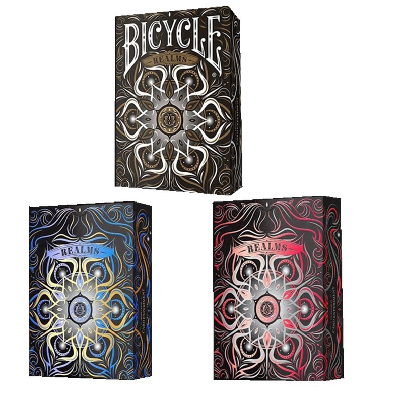 Bộ thẻ bài trò chơi ma thuật Bicycle Realms USPCC dùng sưu tập / làm ảo thuật