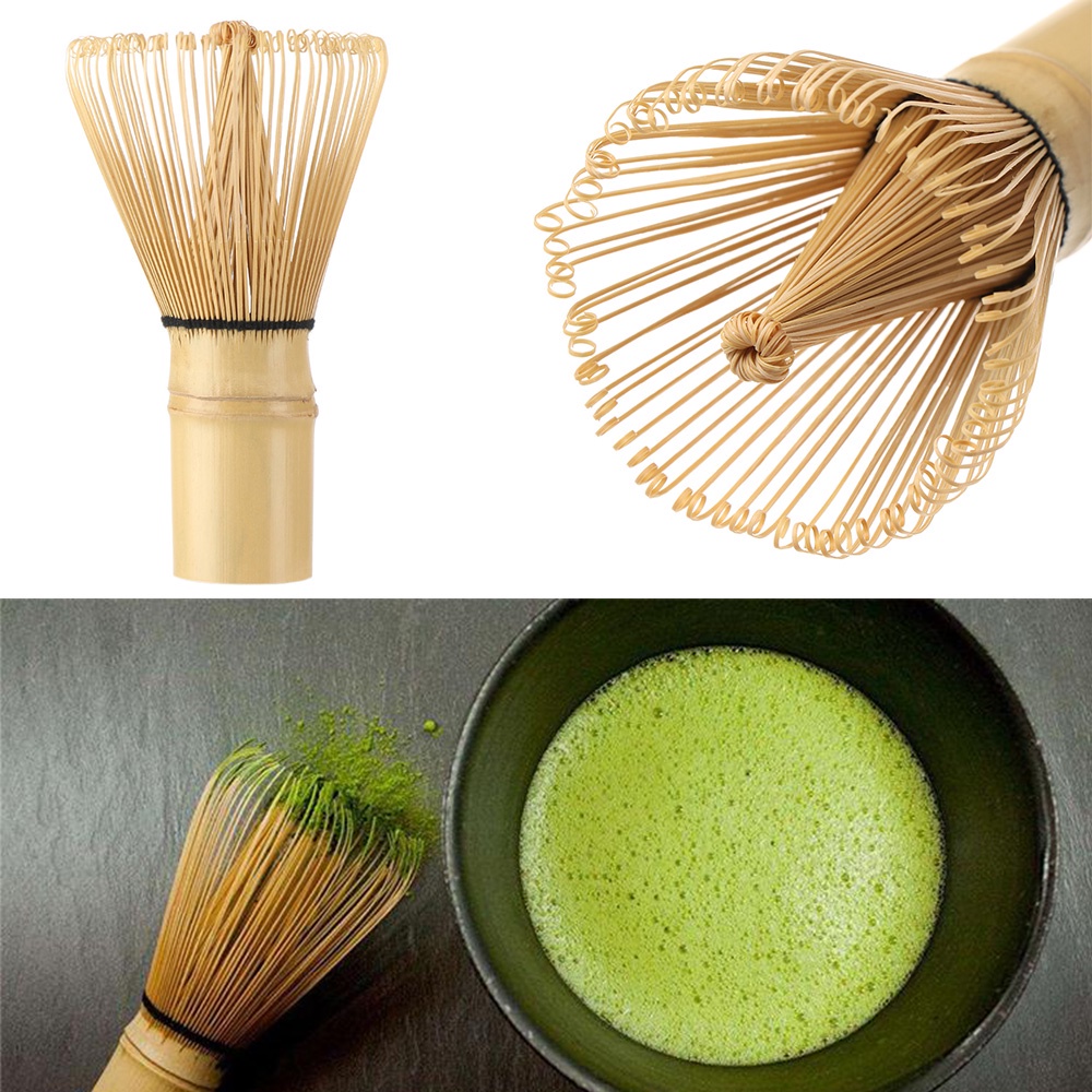 Set 100 cọ tre dùng để đánh bột trà xanh matcha