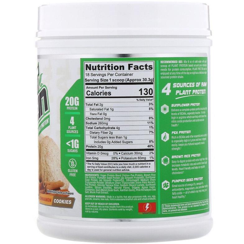 Plant Protein Đạm Thực Vật Cho Người Tập Gym Vegan Pro Nutrex Plant Protein 1.2lbs