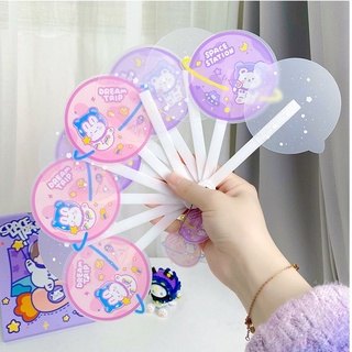 Quạt cầm tay hoạt hình nhiều mẫu dễ thương