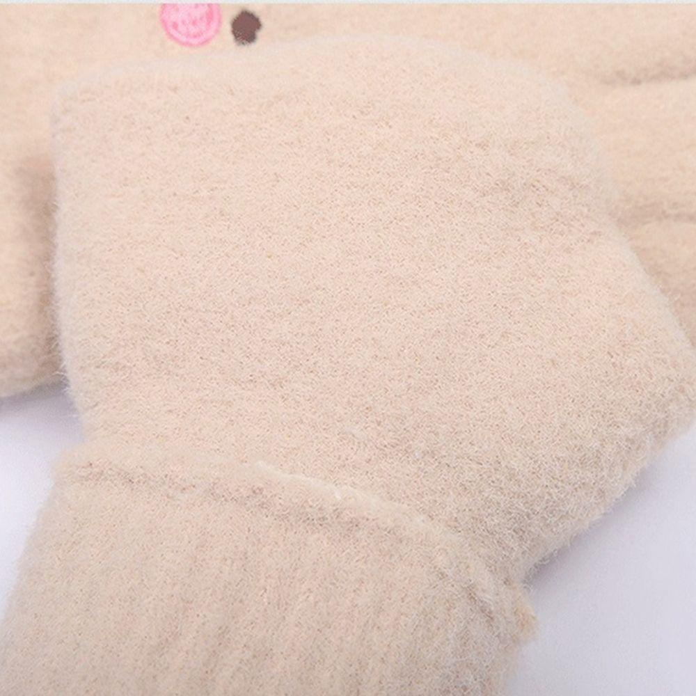 LAYOR1 Găng Tay Dệt Kim Giữ Ấm Khi Đạp Xe