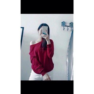 Áo thun lệch vai