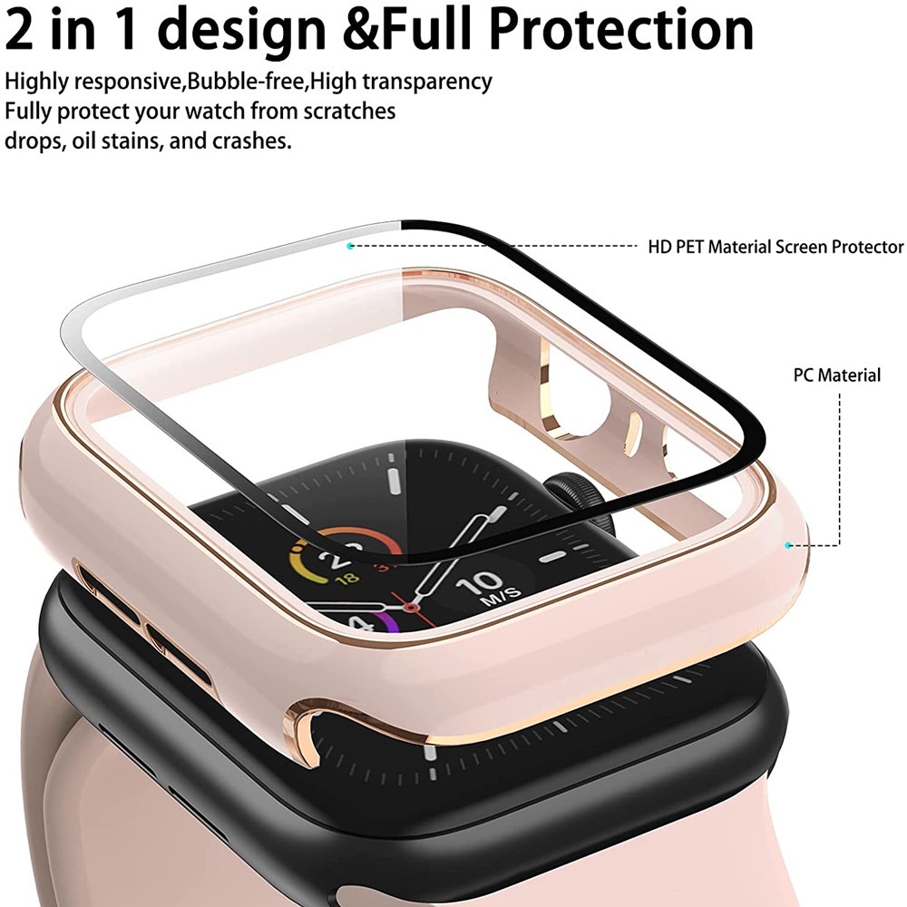 Miếng Dán Bảo Vệ Màn Hình Chống Sốc Cho iwatch 7 6 5 4 321 45mm 41mm