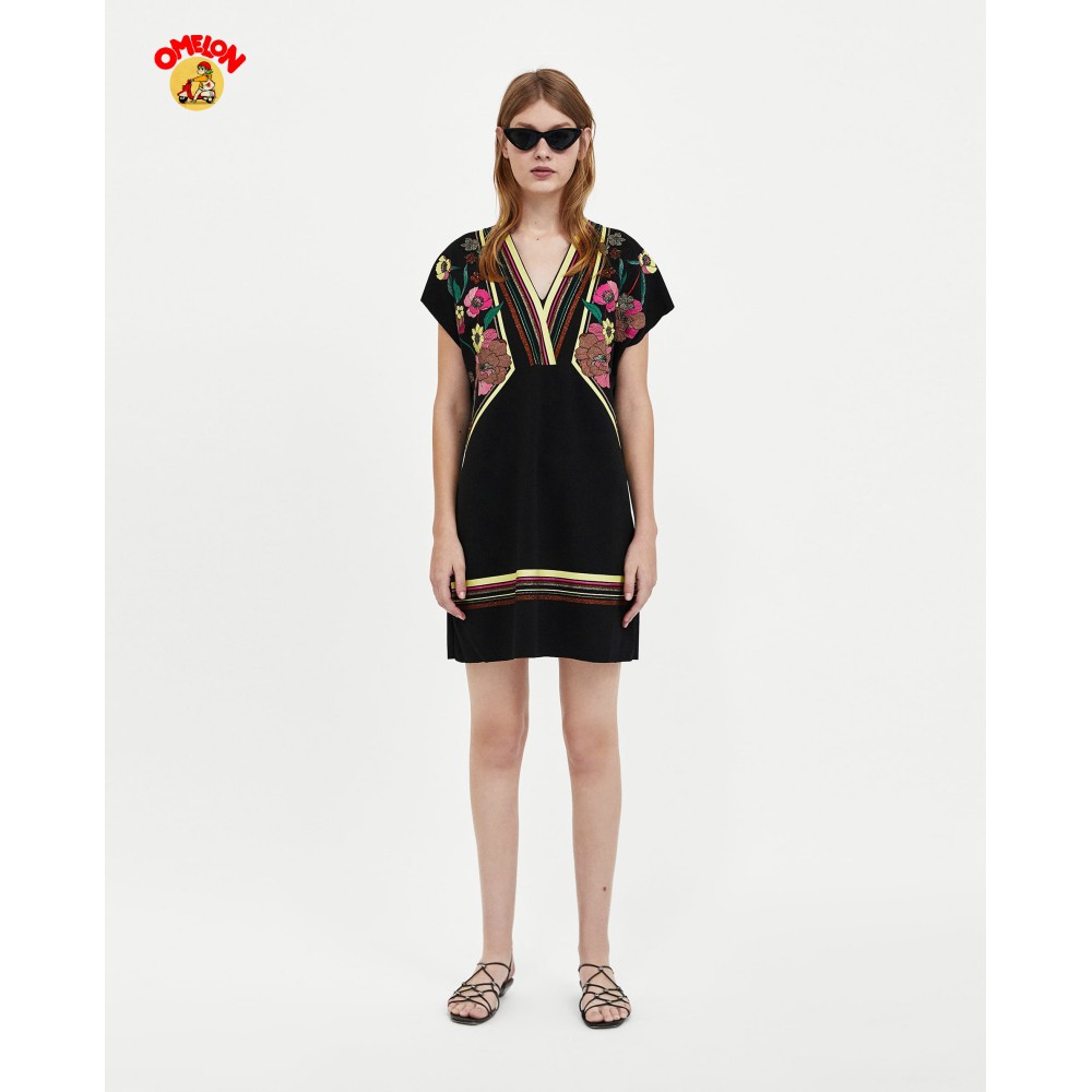 ZARA - ĐẦM THỔ CẨM