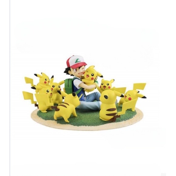 Mô Hình Pokemon, Satoshi và Pikachu, Bộ Mô Hình Cao Cấp Dành Cho Bé, Bộ Sưu Tập Hoạt Hình, Quà Tặng Cho Trẻ