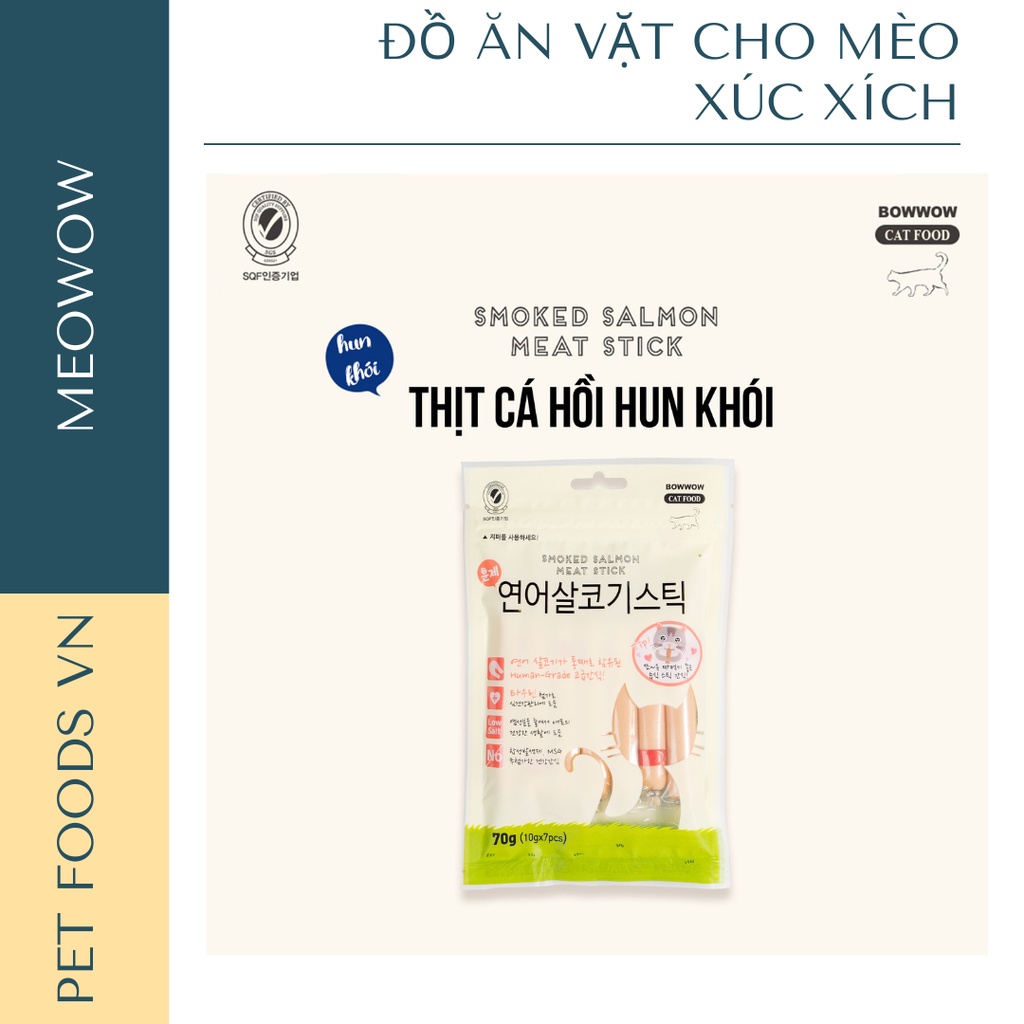 Xúc xích cho mèo MEOWOW 70g