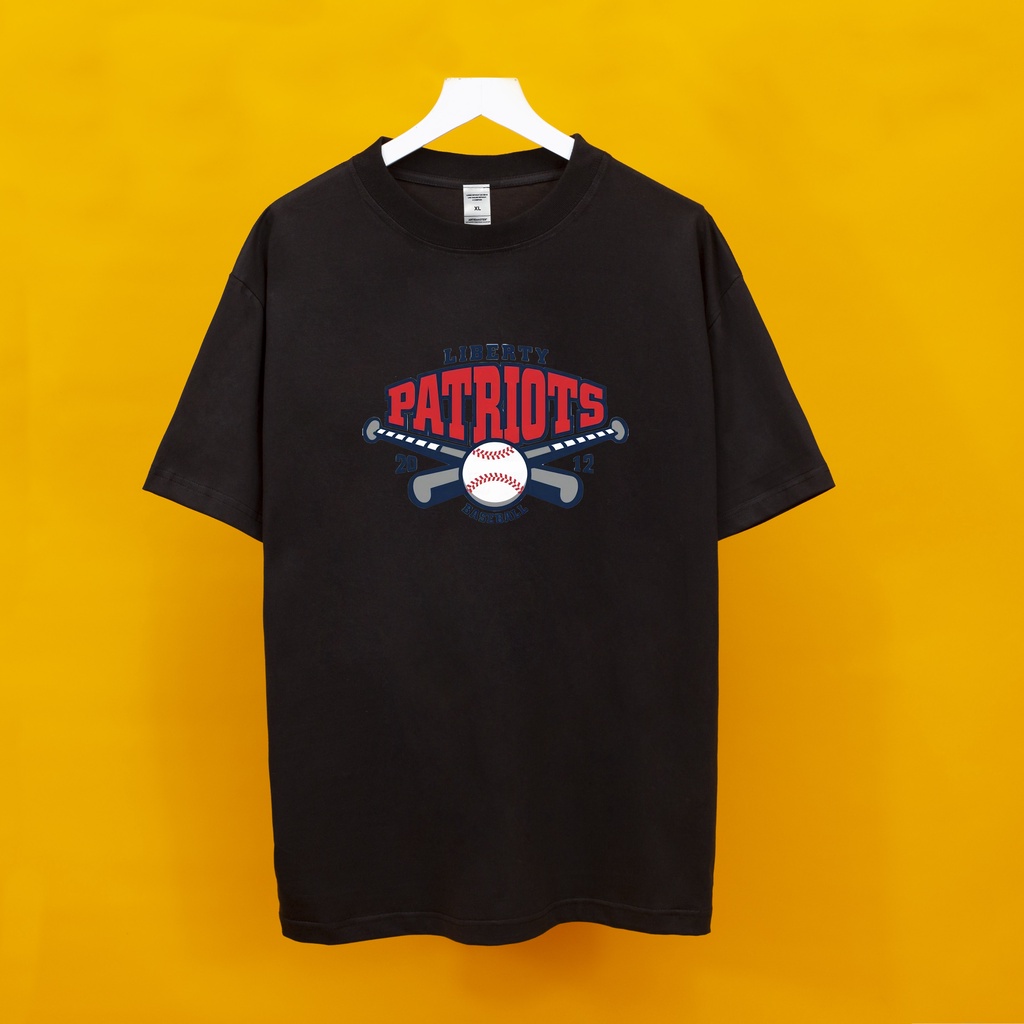 Áo thun tay lỡ Patriots Dogo Store , Áo thun unisex nam nữ form rộng oversize chất liệu Cotton | BigBuy360 - bigbuy360.vn