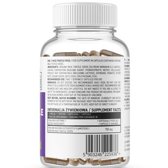 Viên Uống Giải Độc Gan Milk Thistle Ostrovit - 90 viên