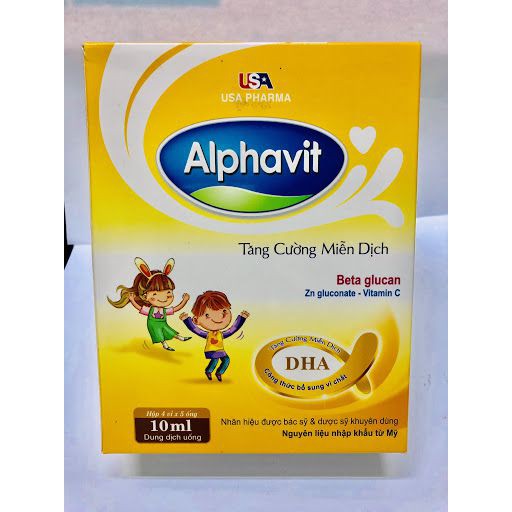 Alphavit Ăn Ngon Ngủ Tốt bổ sung sắt, bổ sung canxi, tăng cường miễn dịch, tăng hấ thụ, mát gan giải độc