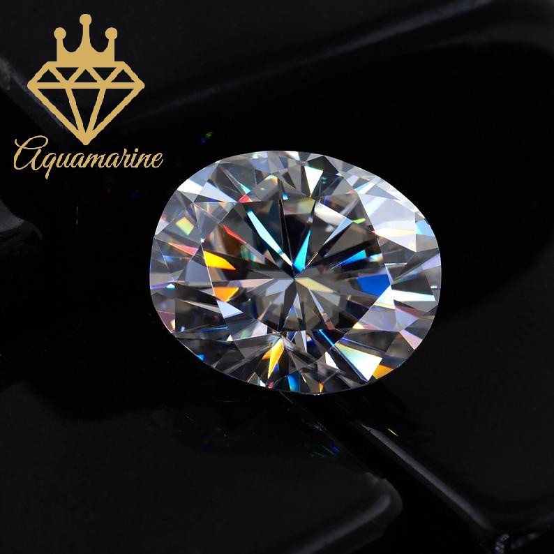 Kim cương nhân tạo Moissanite Oval