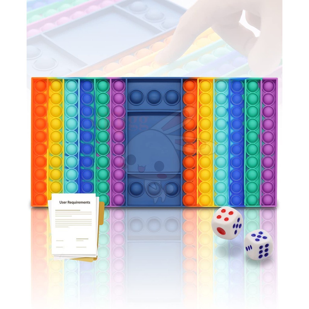 【Giao hàng nhanh】Đồ Chơi Pop It Fidget Giảm Stress Bản Cheese Board - Tấm Pad Pot It Mini - Pop it Khổng Lồ Cao Cấp Hot Trend / khổng lồ bàn cờ toy