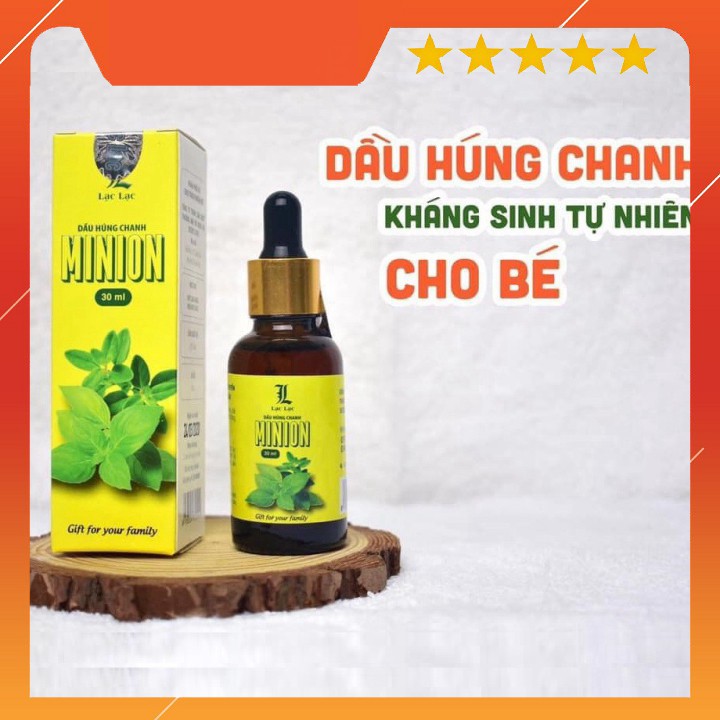 Dầu húng chanh Minion 30ml - Tinh dầu húng chanh Minion chính hãng