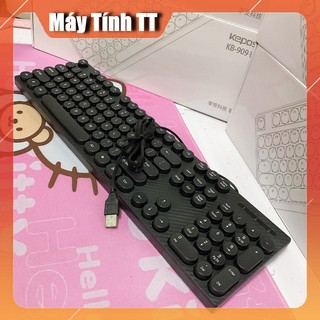 Bàn phím máy tính KB 909 kết nối dây cổng Usb , bấm siêu êm, không tiếng ồn - Sản phẩm bảo hành 12 tháng