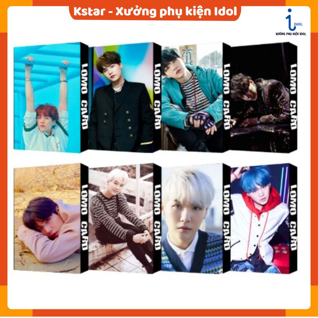 8 mẫu Lomo card ảnh SUGA Bangtan