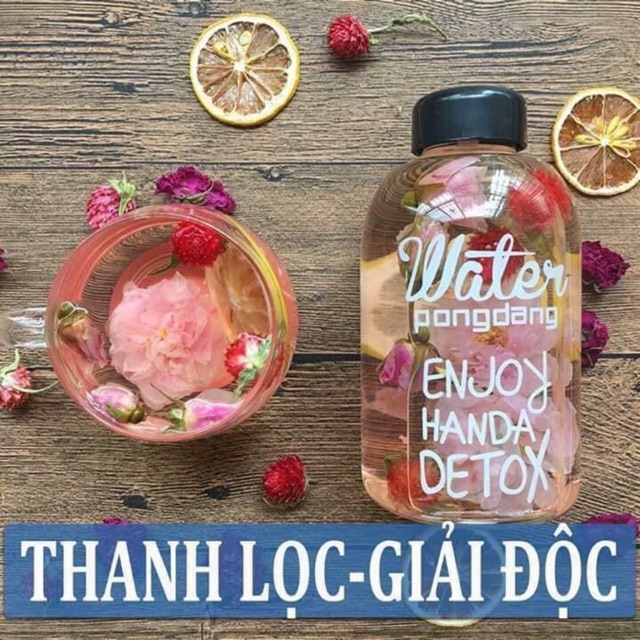 Detox trái cây sấy liệu trình 30n+bình nước