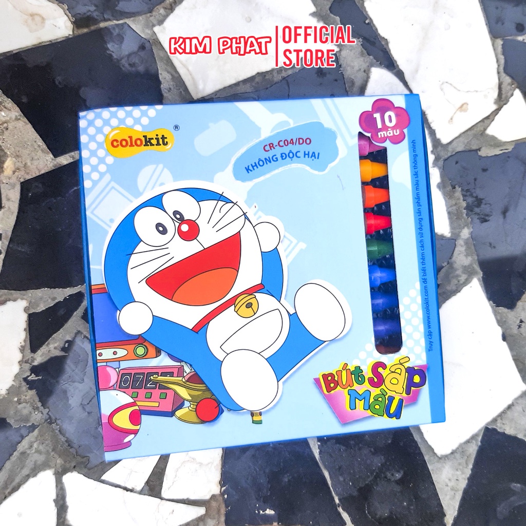 Bút sáp màu Colokit Doraemon 10/16/24 Màu