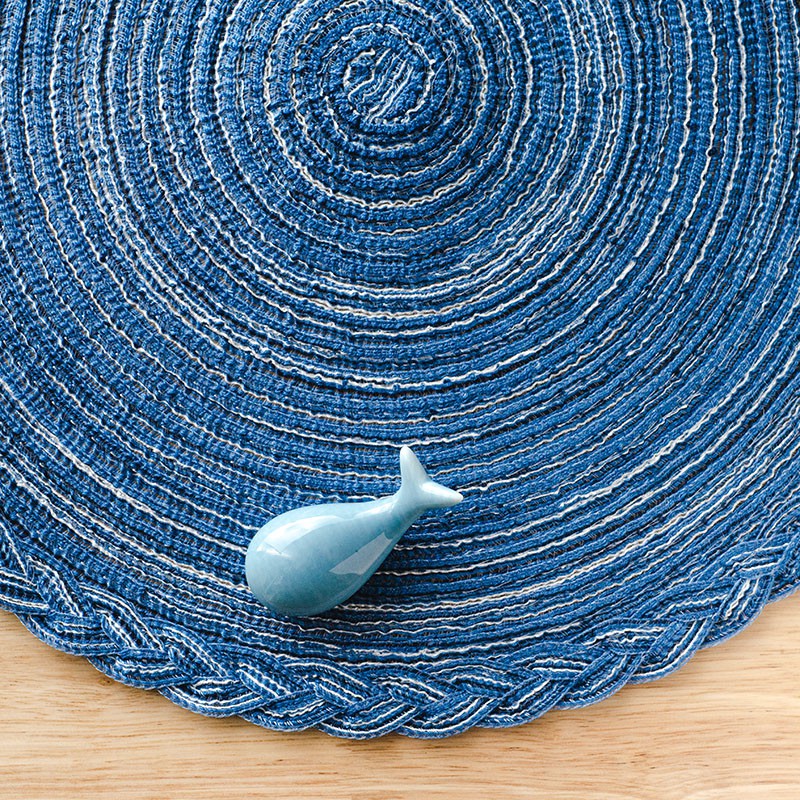 Thảm Tròn Lót Bàn Ăn Màu Trơn Chống Trượt