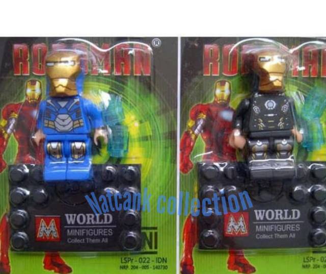 Đồ Chơi Lego Hình Người Sắt / Roboman / Iron Man Dễ Thương Cho Bé